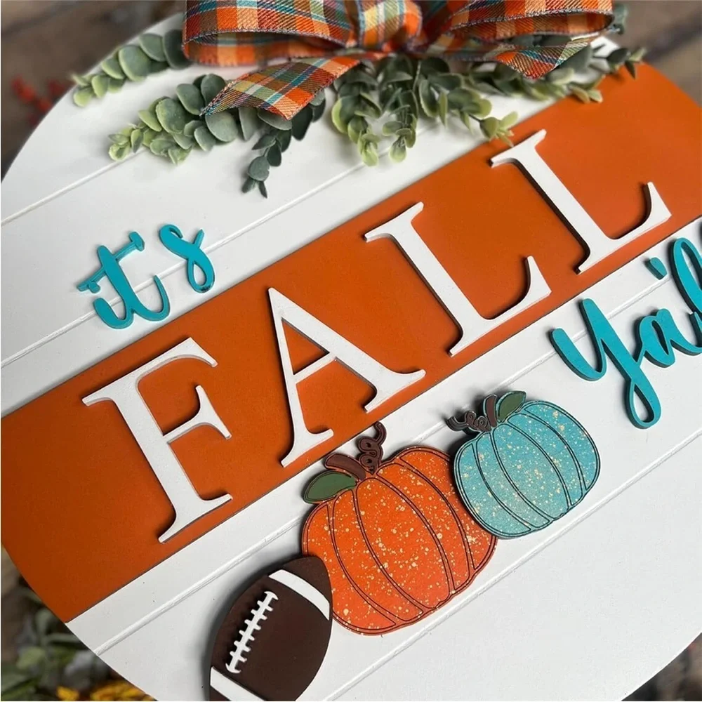 Fall wooden Decor Sign